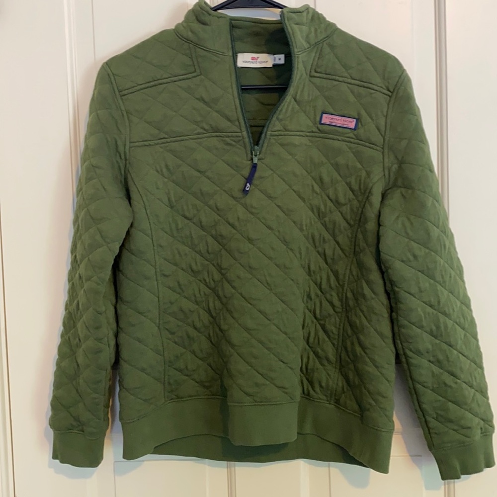 Vineyard vines quilted 1/4 zip - size M